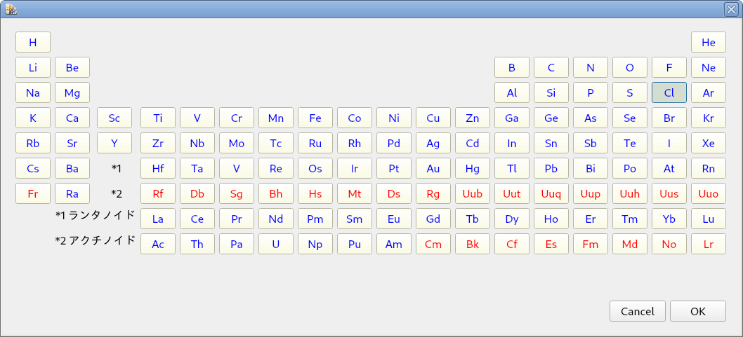 [元素の変更] 用ダイアログ
