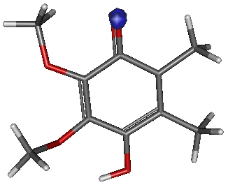 ユビセミキノンラジカルのスピン密度