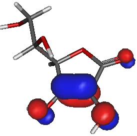 アスコルビン酸の HOMO