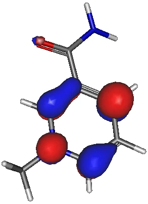 N-メチルニコチンアミドのLUMO