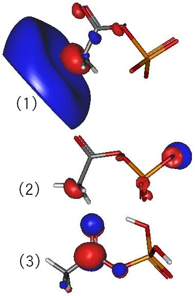 酢酸-リン酸無水物の分子軌道