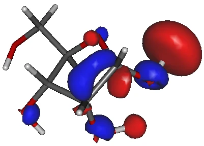 α-ヘミアセタール型リボースの LUMO