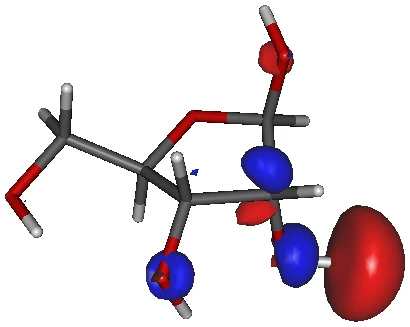β-ヘミアセタール型リボースの LUMO